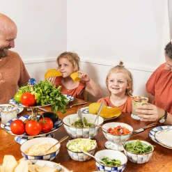 MacKenzie-Childs Royal Check Enamel Two Tier Sweet Stand* Outdoor Entertaining