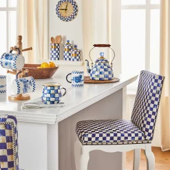 MacKenzie-Childs Royal Check Enamel Utensil Holder* Kitchen Storage & Organization