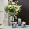 MacKenzie-Childs Royal Check Flicker 6" Pillar Candle* Candles & Fragrances