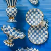 MacKenzie-Childs Royal Check Fluted Dessert Plate* Outdoor Entertaining