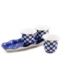 MacKenzie-Childs Royal Check Herb Garden Set* Pots & Planters