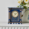 MacKenzie-Childs Royal Check Mantel Clock* Room Accents