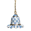 MacKenzie-Childs Royal Check Pendant Lamp - Small* Lighting