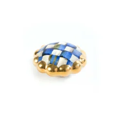 MacKenzie-Childs Royal Check Round Knob* Room Accents