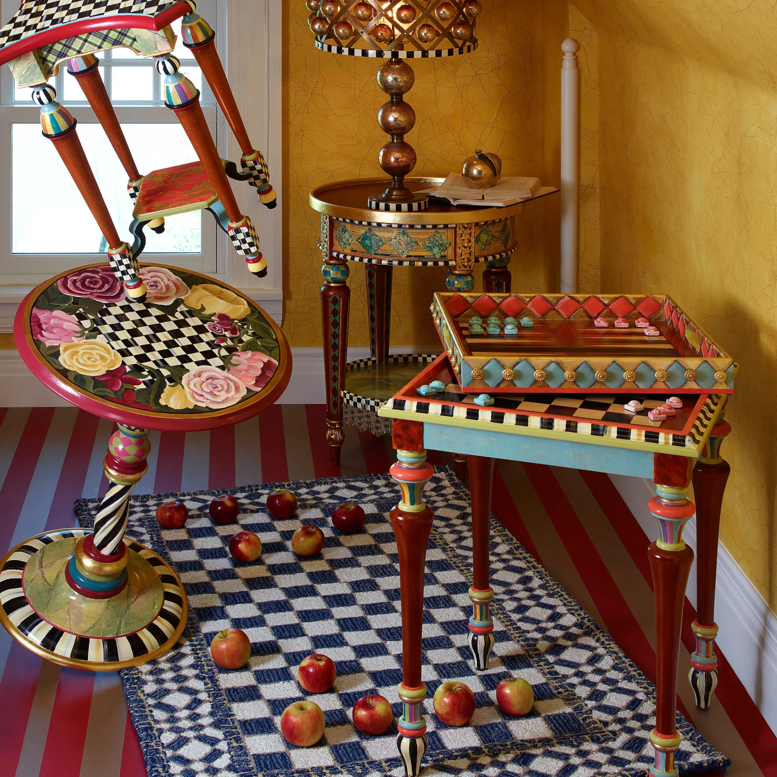 MacKenzie-Childs Royal Check Rug - 3' X 5'* Rugs