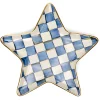 MacKenzie-Childs Royal Check Star Plate* Outdoor Entertaining