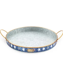 MacKenzie-Childs Royal Star Serving Trays - Set Of 2* Outdoor Entertaining