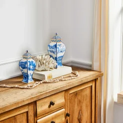 MacKenzie-Childs Royal Toile Ginger Jar - Large* Kitchen Storage & Organization