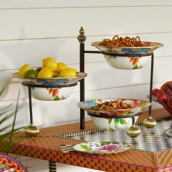 MacKenzie-Childs Serving Stand - Large* Outdoor Entertaining