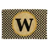 MacKenzie-Childs Single Letter Monogrammed Entrance Mat - W* Outdoor Rugs & Mats