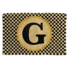 MacKenzie-Childs Single Letter Monogrammed Entrance Mat - G* Outdoor Rugs & Mats