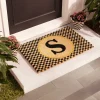 MacKenzie-Childs Single Letter Monogrammed Entrance Mat - S* Outdoor Rugs & Mats