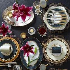 MacKenzie-Childs Soho Charger - Gold* Outdoor Entertaining