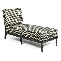 MacKenzie-Childs Spindle Check Outdoor Chaise* Outdoor Furniture