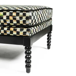 MacKenzie-Childs Spindle Check Outdoor Chaise* Outdoor Furniture