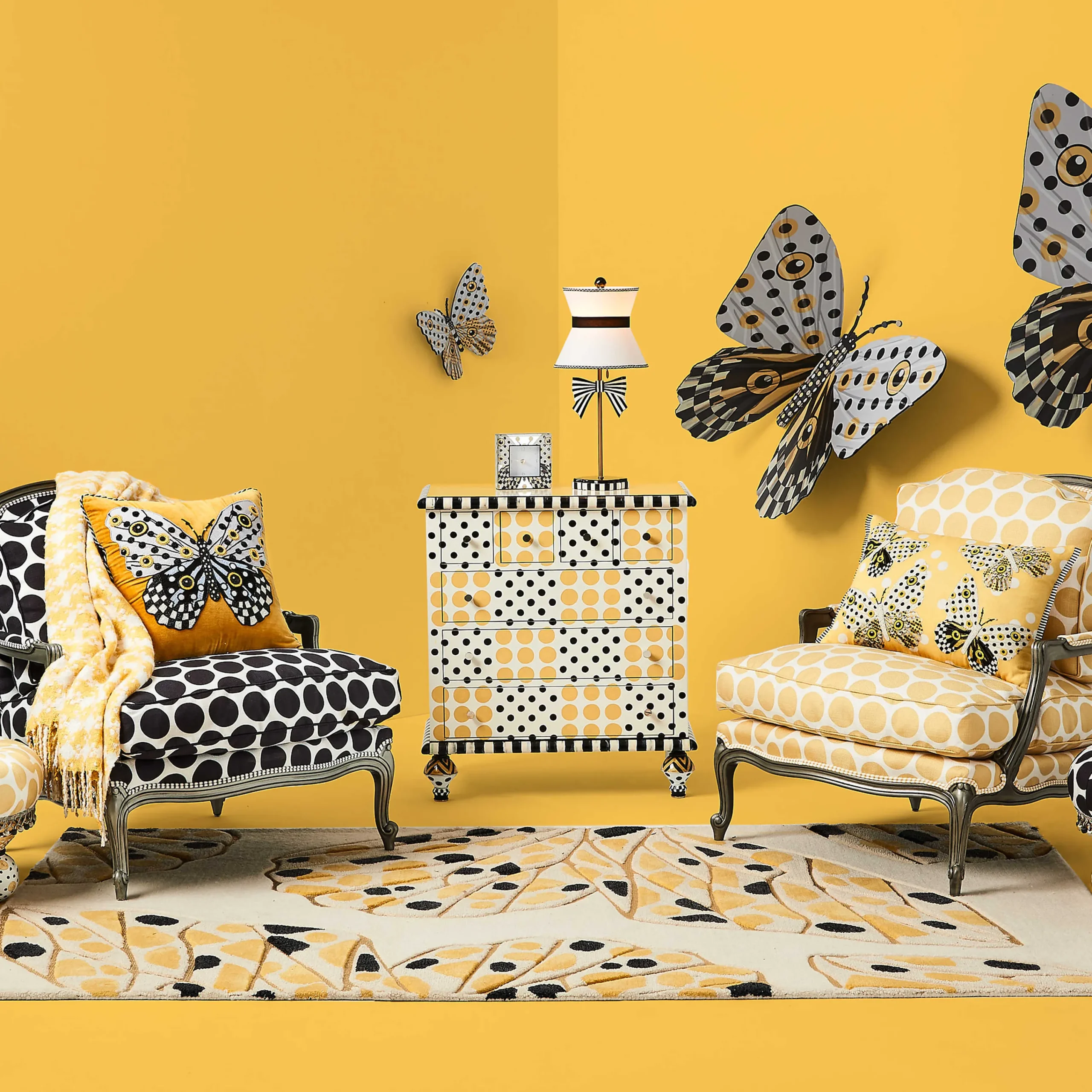 MacKenzie-Childs Spot On Accent Chest* Storage Furniture