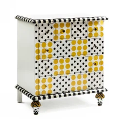MacKenzie-Childs Spot On Accent Chest* Storage Furniture