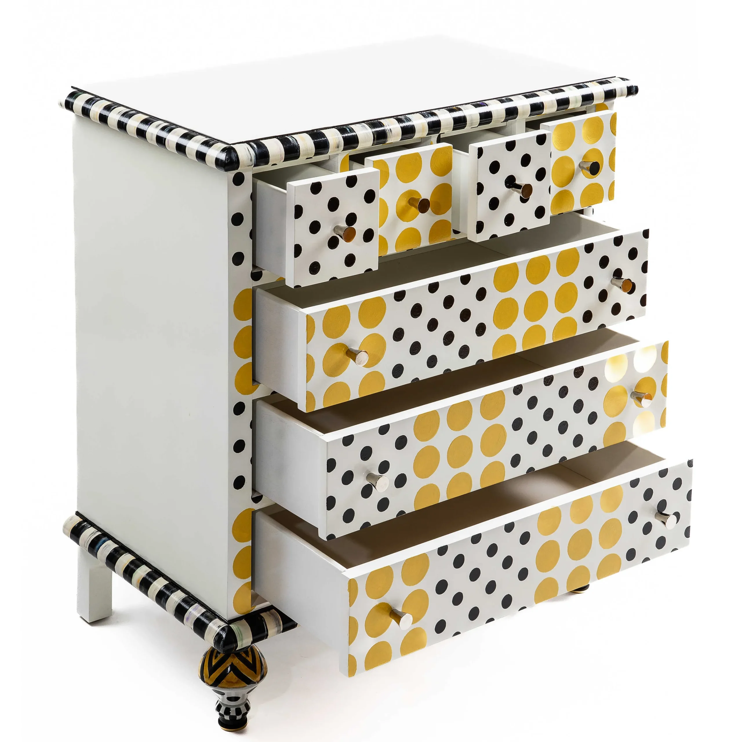 MacKenzie-Childs Spot On Accent Chest* Storage Furniture