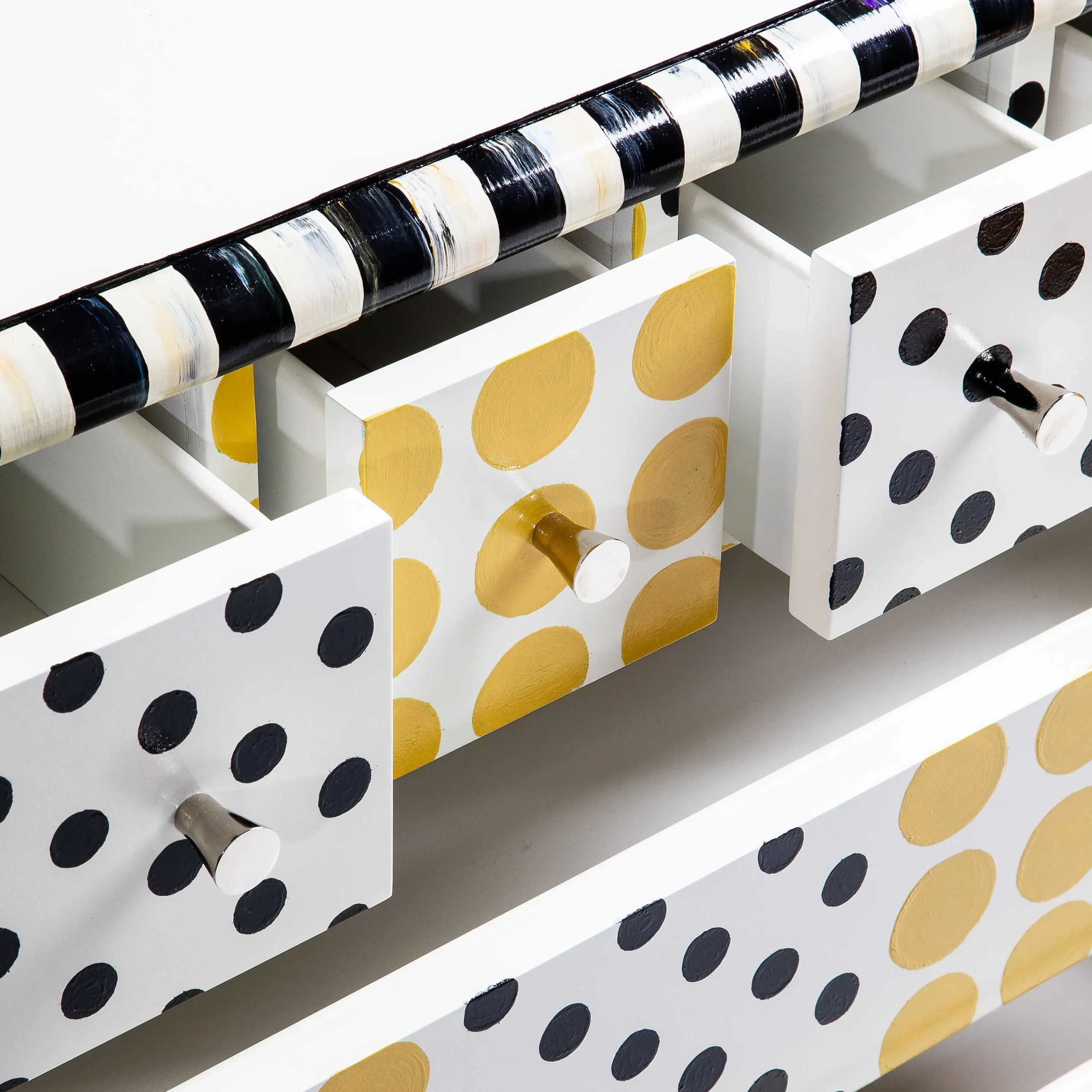 MacKenzie-Childs Spot On Accent Chest* Storage Furniture