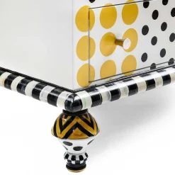 MacKenzie-Childs Spot On Accent Chest* Storage Furniture