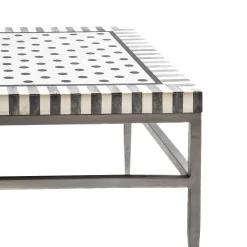 MacKenzie-Childs Spot On Coffee Table - Black* Living Room