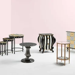 MacKenzie-Childs Spot On Nesting Tables - Set Of 3* Living Room