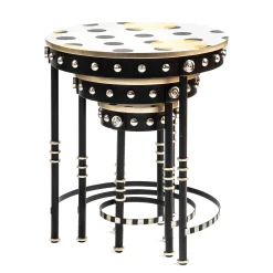 MacKenzie-Childs Spot On Nesting Tables - Set Of 3* Living Room