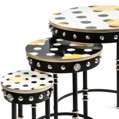 MacKenzie-Childs Spot On Nesting Tables - Set Of 3* Living Room