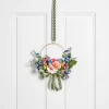 MacKenzie-Childs Spring Blooms Hoop Wreath* Entryway & Porch