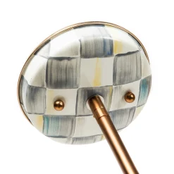 MacKenzie-Childs Sterling Check Barn Pendant Lamp -12"* Lighting