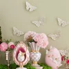 MacKenzie-Childs Sterling Check Butterfly Duo Wall Decor* Room Accents