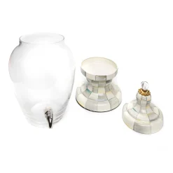 MacKenzie-Childs Sterling Check Enamel Beverage Hostess* Outdoor Entertaining