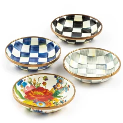 MacKenzie-Childs Sterling Check Enamel Dipping Bowl* Outdoor Entertaining