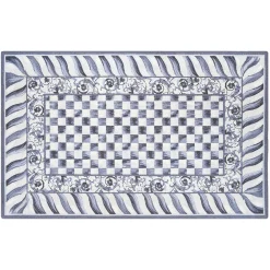 MacKenzie-Childs Sterling Check Rug - 5' X 8'* Rugs