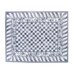 MacKenzie-Childs Sterling Check Rug - 8' X 10'* Rugs