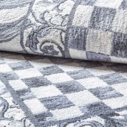 MacKenzie-Childs Sterling Check Rug - 8' X 10'* Rugs