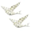 MacKenzie-Childs Sterling Check Swallowtail Duo Wall Decor* Room Accents