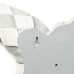 MacKenzie-Childs Sterling Check Swallowtail Duo Wall Decor* Room Accents