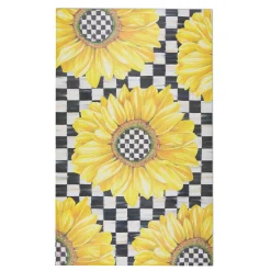 MacKenzie-Childs Sunflower Floor Mat - 3' X 5'* Rugs