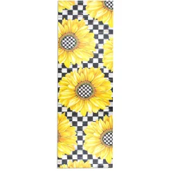 MacKenzie-Childs Sunflower Floor Mat - 2'6" X 8' Runner* Rugs