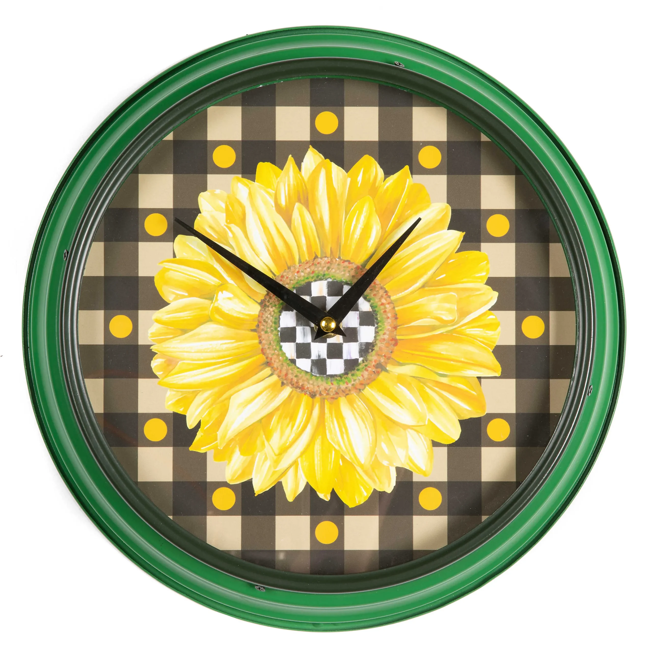 MacKenzie-Childs Sunflower Wall Clock* Room Accents