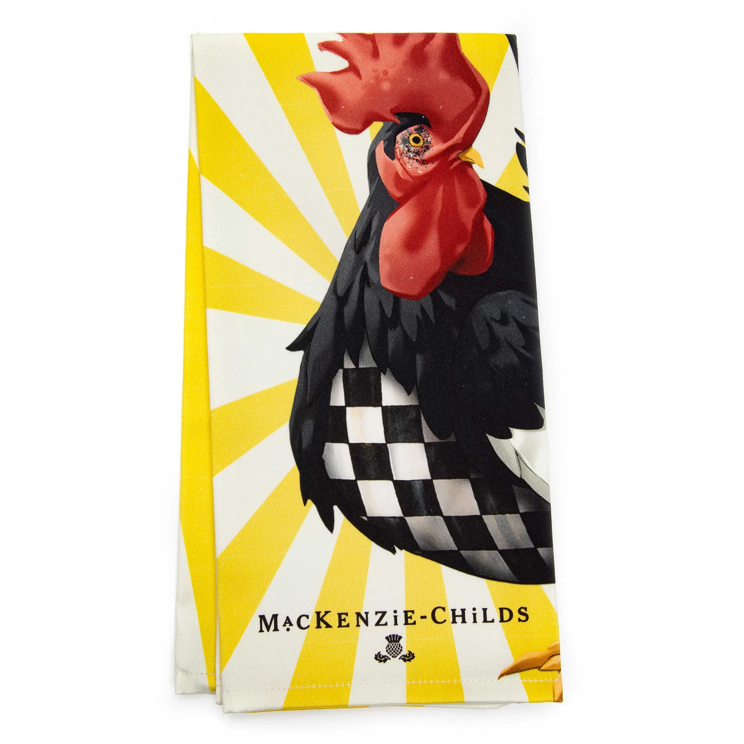 MacKenzie-Childs Sunrise Rooster Dish Towel* Kitchen & Table Linens