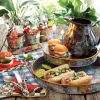 MacKenzie-Childs Supper Club 3-Piece Place Setting - Courtly Check* Outdoor Entertaining