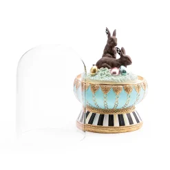 MacKenzie-Childs Sweet Shop Bunny Cloche* Room Accents