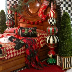 MacKenzie-Childs Swirl Topiary* Greenery & Florals