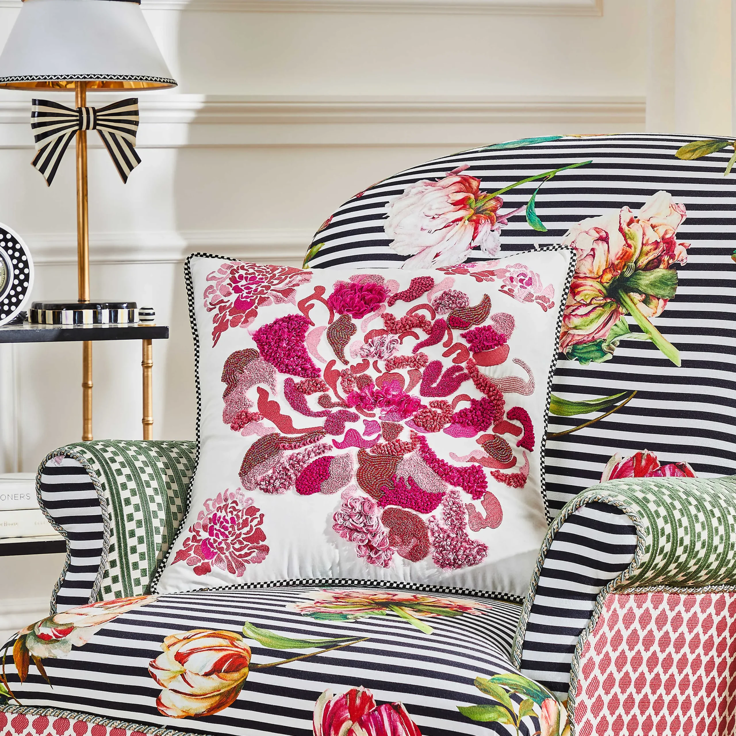 MacKenzie-Childs Tatton Park Pillow* Pillows, Throws, & Cushions