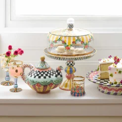 MacKenzie-Childs Taylor Teapot - Odd Fellows* Outdoor Entertaining