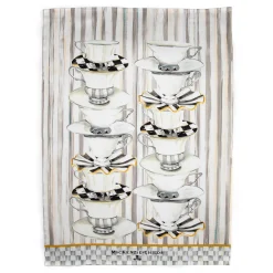 MacKenzie-Childs Tea Cups Dish Towel* Kitchen & Table Linens