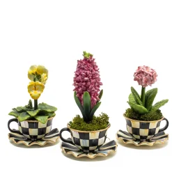 MacKenzie-Childs Teacup Primrose* Room Accents