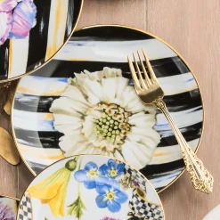 MacKenzie-Childs Thistle & Bee Salad Plate - The Bride* Outdoor Entertaining